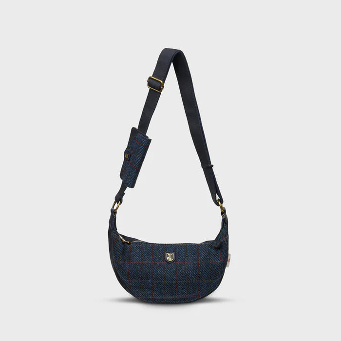 Luna Bag - Navy Over-Check