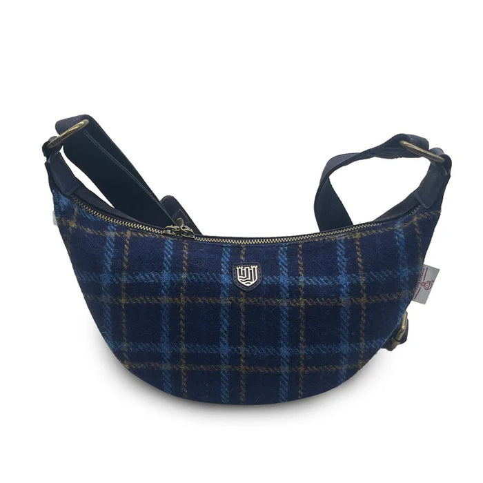 Luna Bag - Navy Tartan