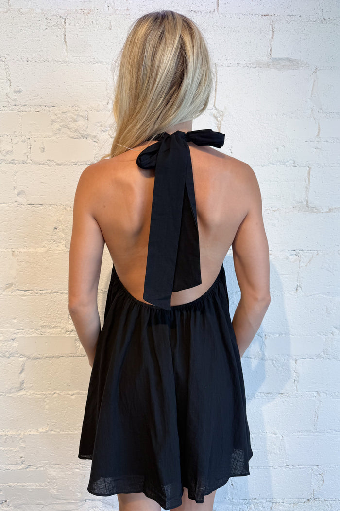 Magnolia Dress Black Back, adeline boutique, dallas boutique, boutique