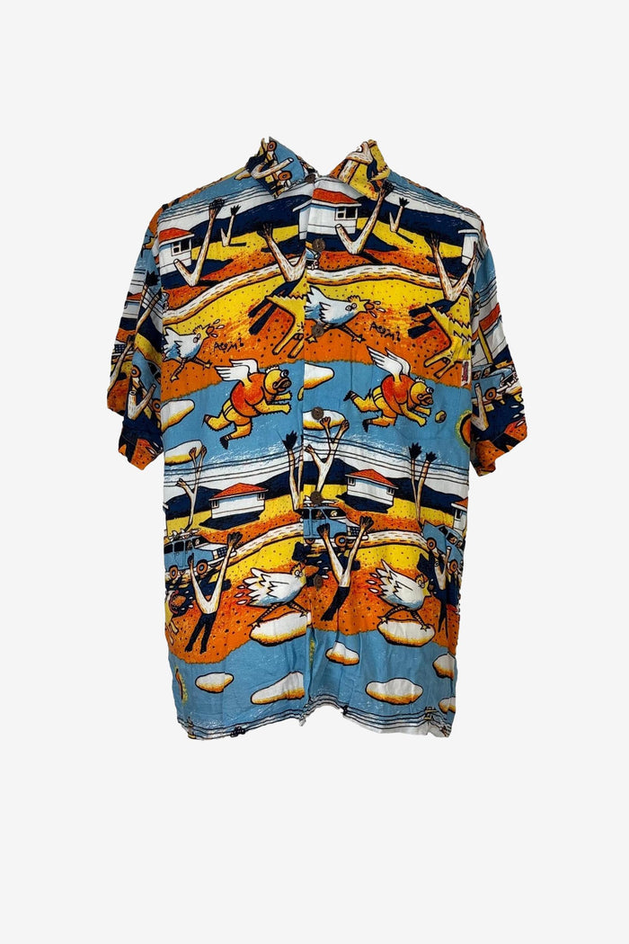 Mambo Loud Shirt Graphic Print Button Up