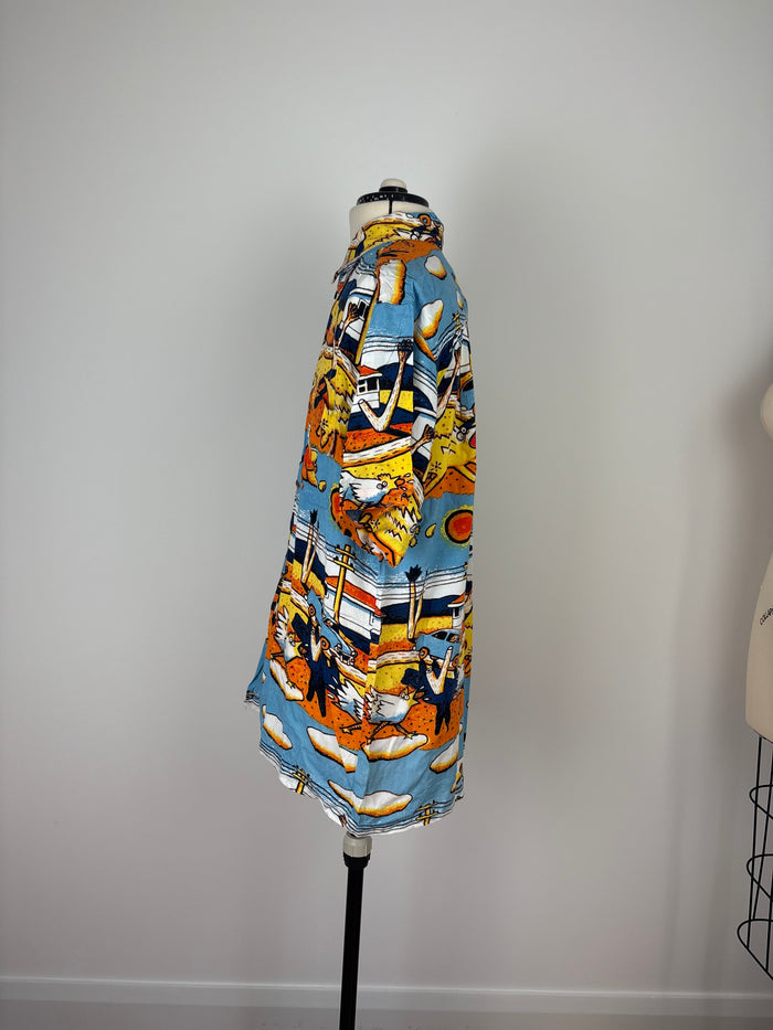 Mambo Loud Shirt Graphic Print Button Up
