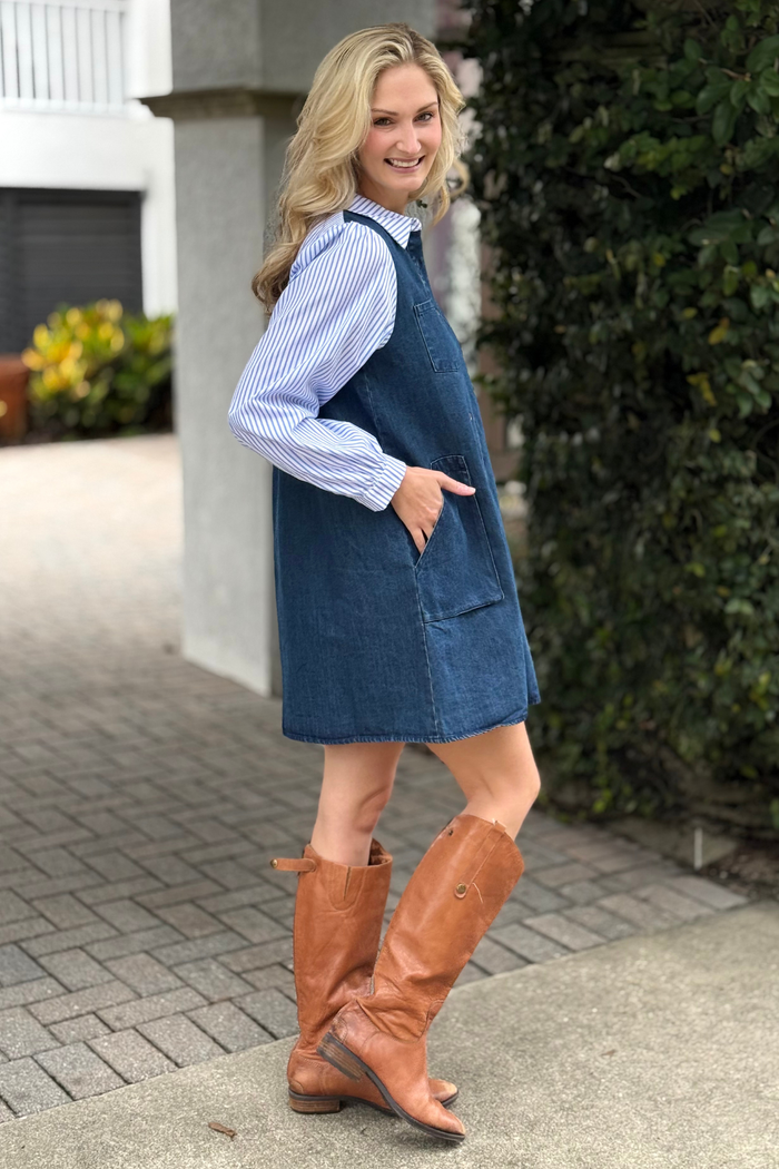 Marlowe Denim Shirt Dress