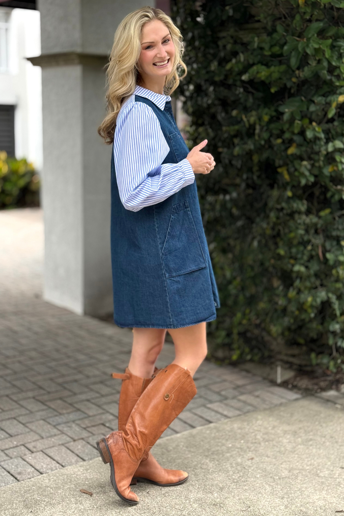 Marlowe Denim Shirt Dress