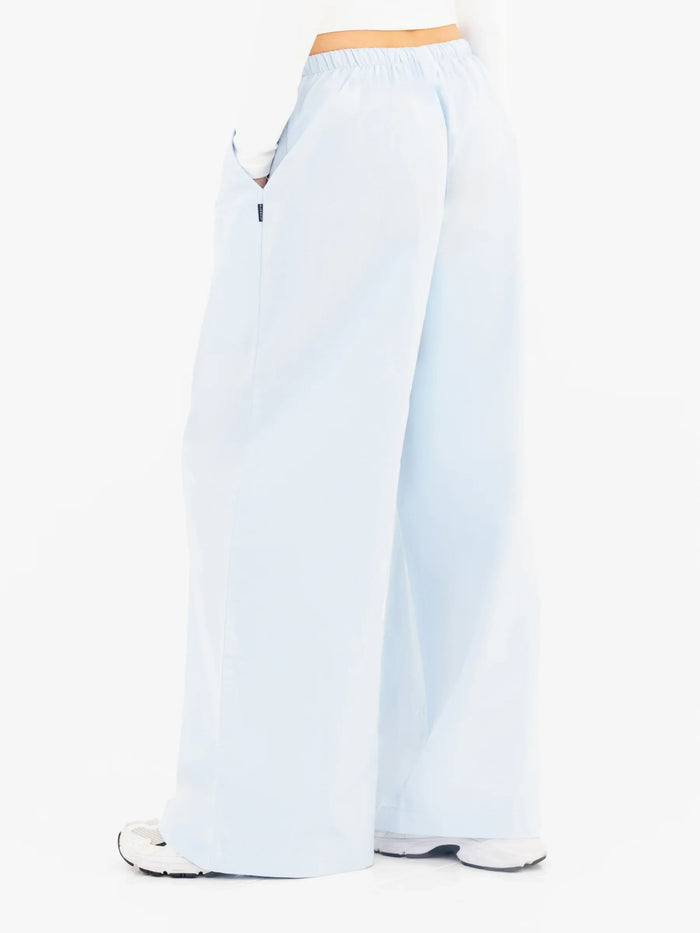 Maya Wide Leg Trousers - Soft Blue