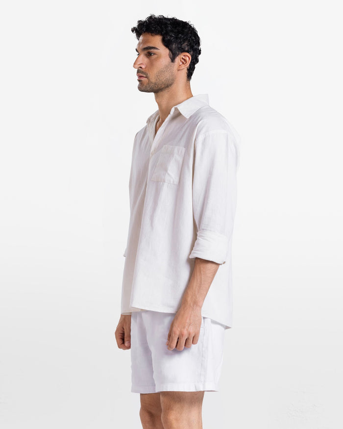 MEN'S LONG SLEEVE SHIRT BEIGE 2