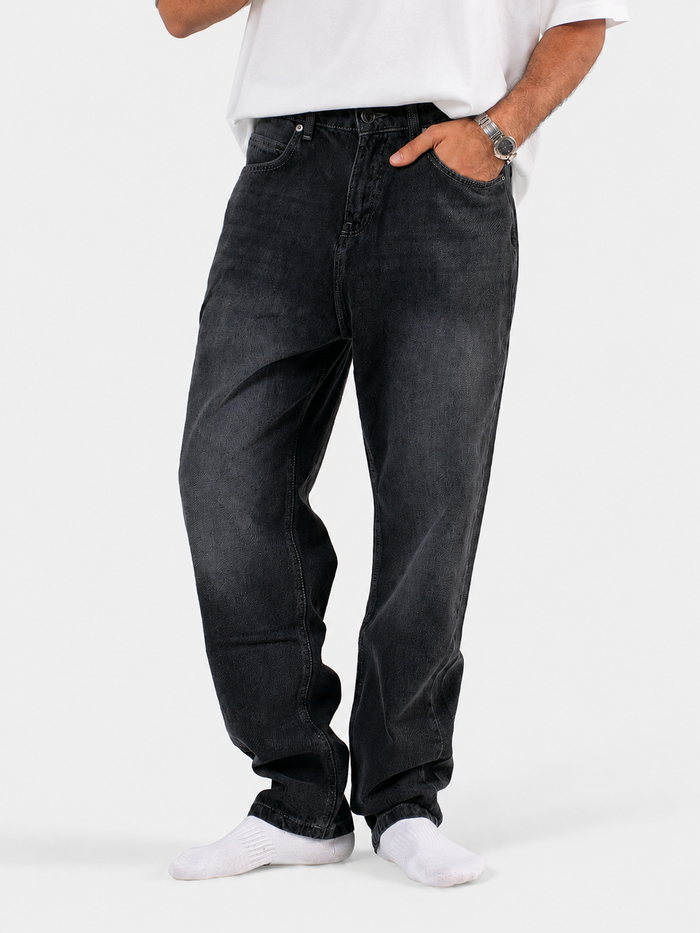 MEN'S RELAXED FIT JEANS DARK-GREY 4