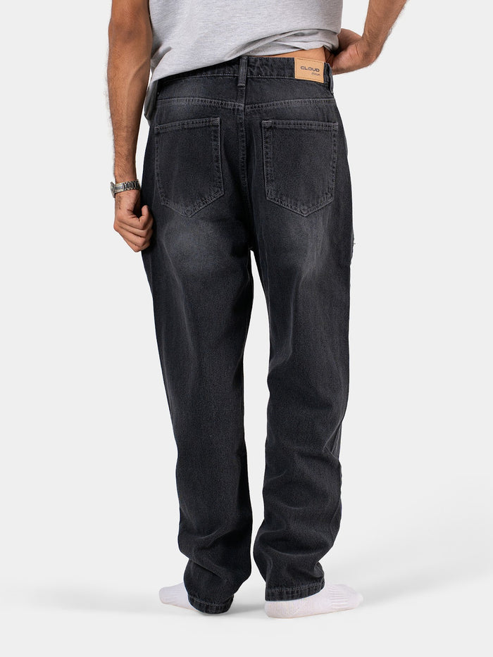MEN'S RELAXED FIT JEANS DARK-GREY 3