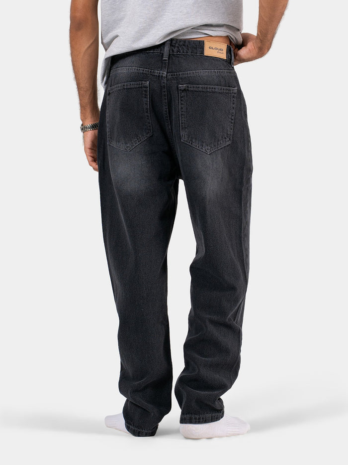 MEN'S RELAXED FIT JEANS DARK-GREY 2