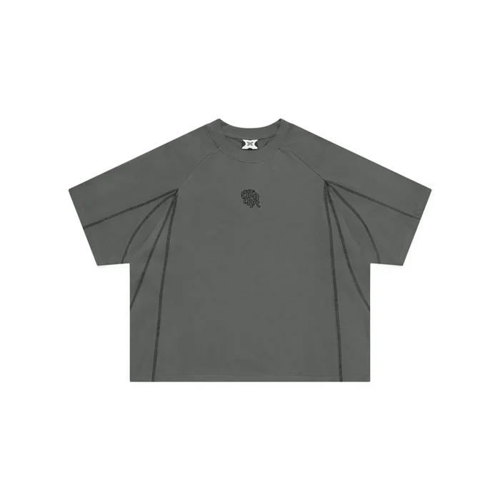 MERTRA Cross Point Tee Charcoal