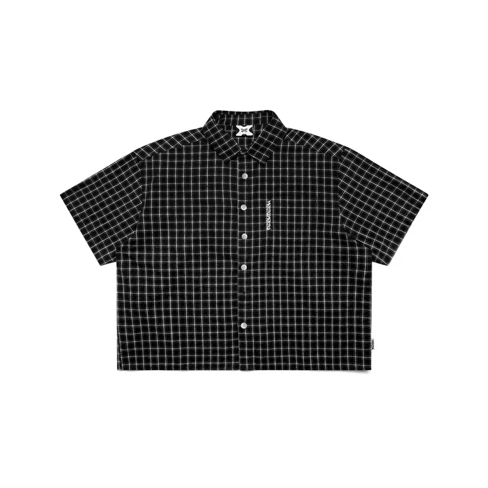 MERTRA Plaid Shirt Black