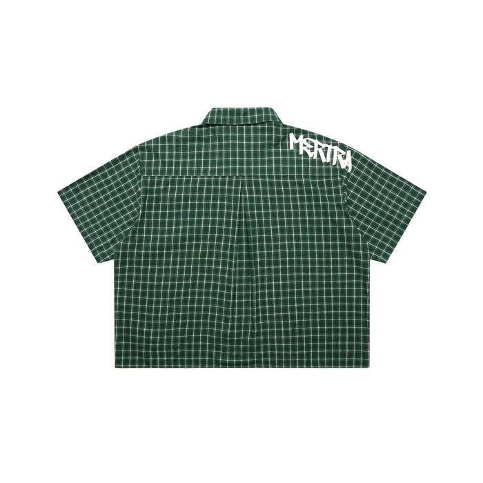 MERTRA Plaid Shirt Green