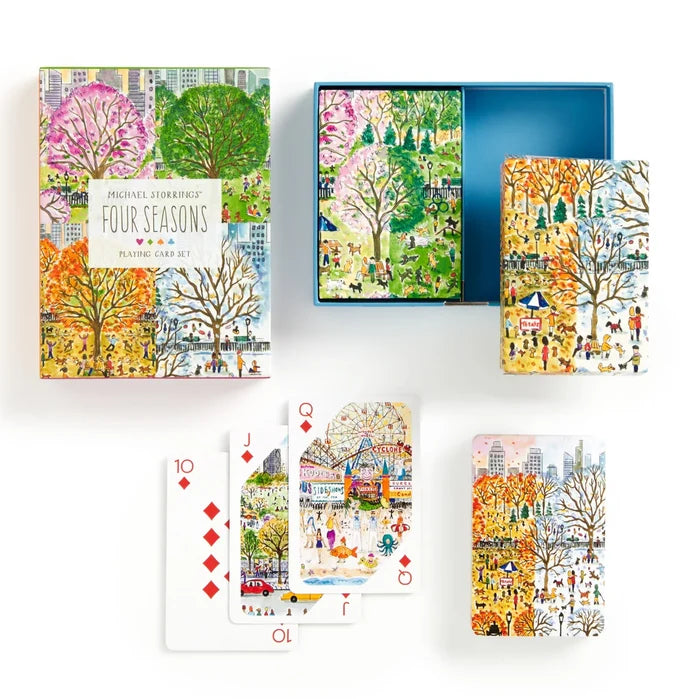 Michael Storrings Four Seasons Playing Card Set - The New York Public Library Shop