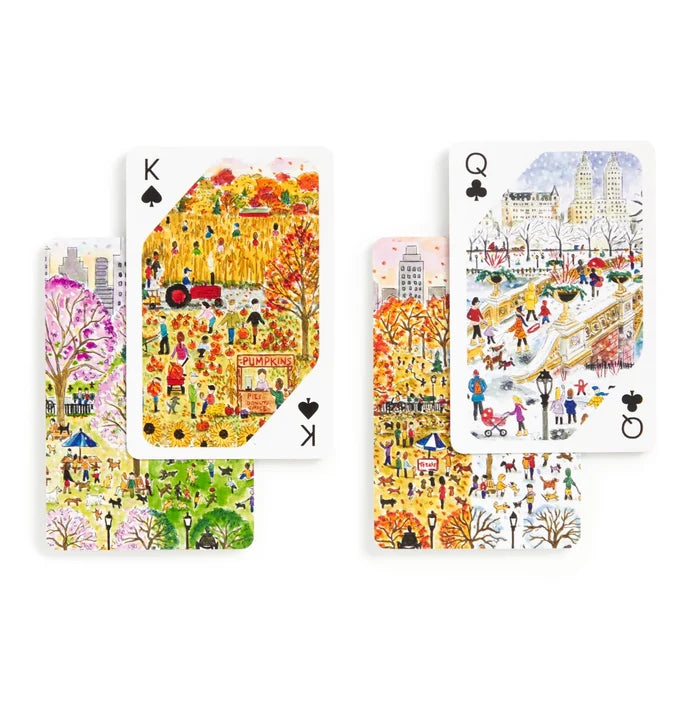 Michael Storrings Four Seasons Playing Card Set - The New York Public Library Shop