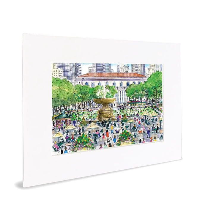 Michael Storrings's Hand-Glittered Spring in Bryant Park