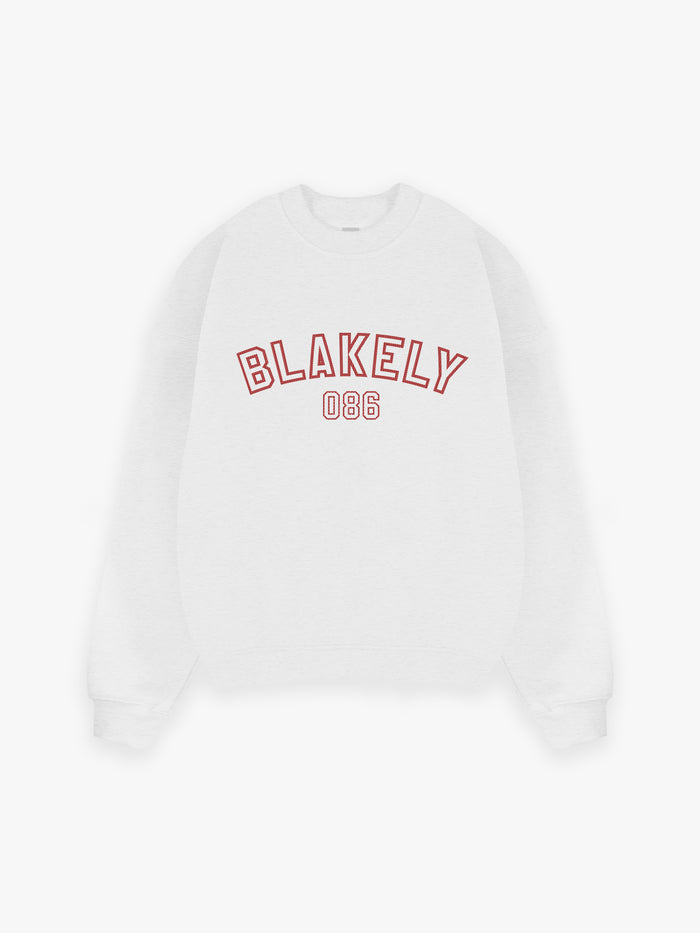 Miles Relaxed Jumper - Marl White