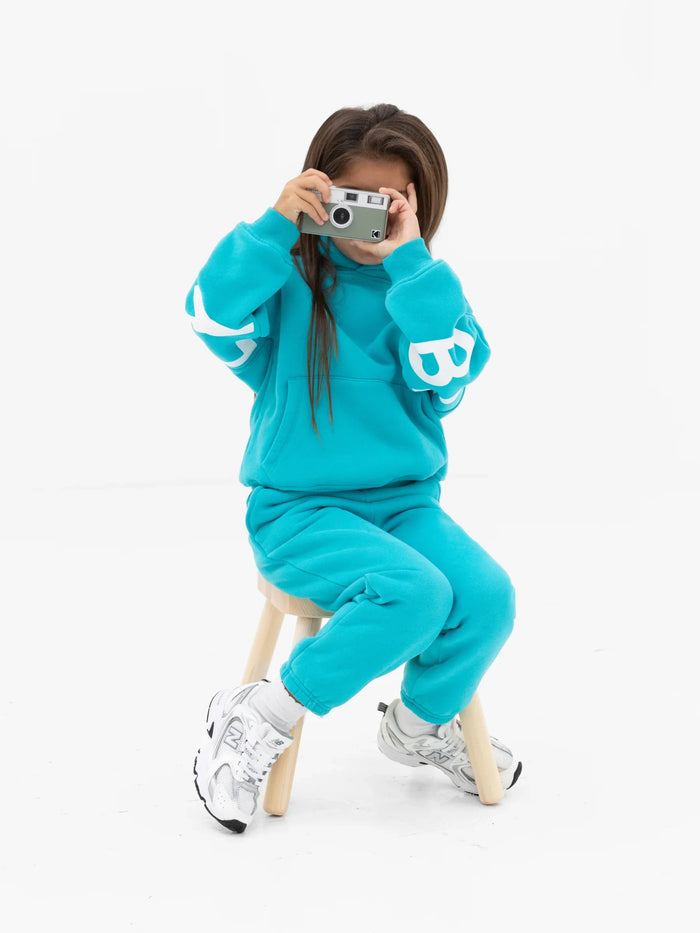 Mini Blakely Sweatpants - Aqua
