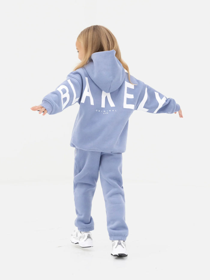 Mini Blakely Sweatpants - Granite Blue