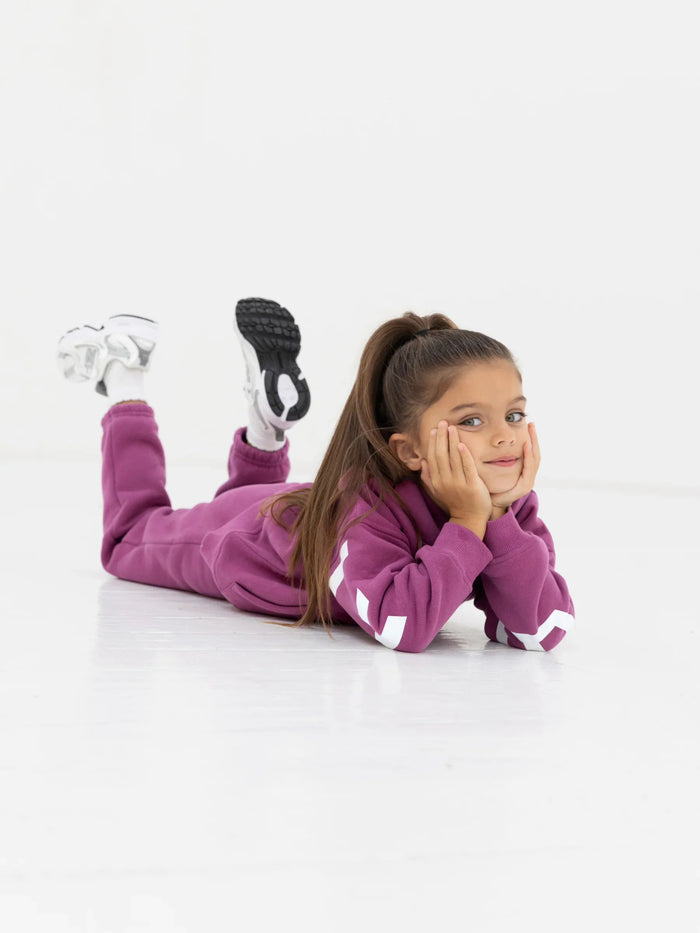 Mini Blakely Sweatpants - Mulberry