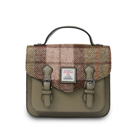 Mini Calton Satchel - Chestnut Tartan