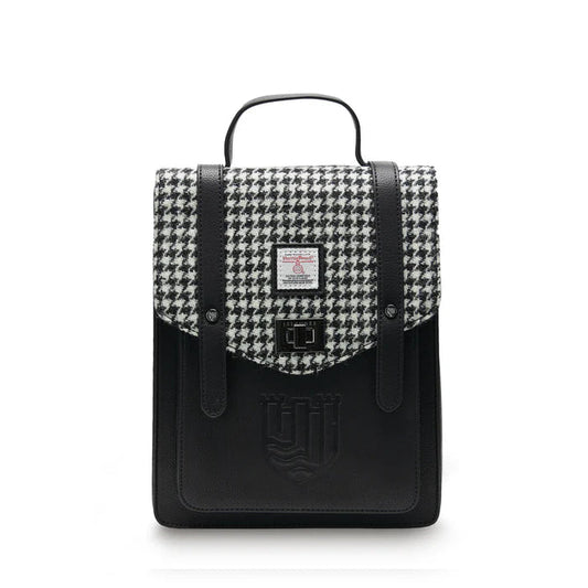 Mini Carloway Backpack - Black and White Dogtooth