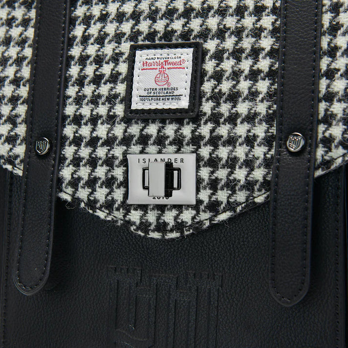 Mini Carloway Backpack - Black and White Dogtooth