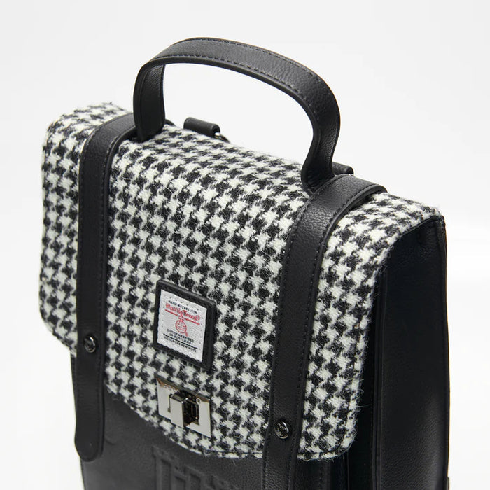 Mini Carloway Backpack - Black and White Dogtooth