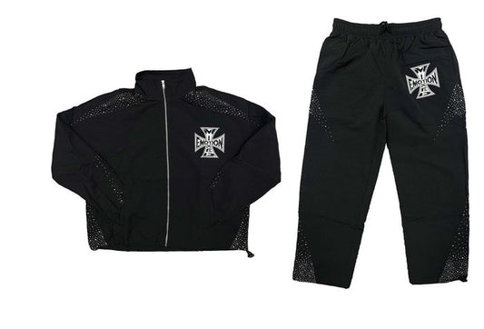 Mixed Emotion -  Black Classic Nylon Set - Clique Apparel
