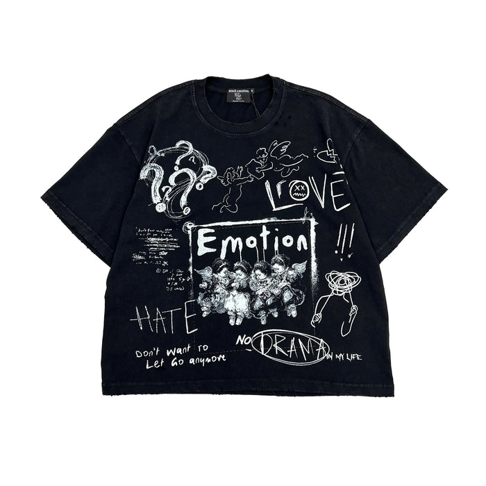 Mixed Emotions - Chaos Tee - Black - Clique Apparel