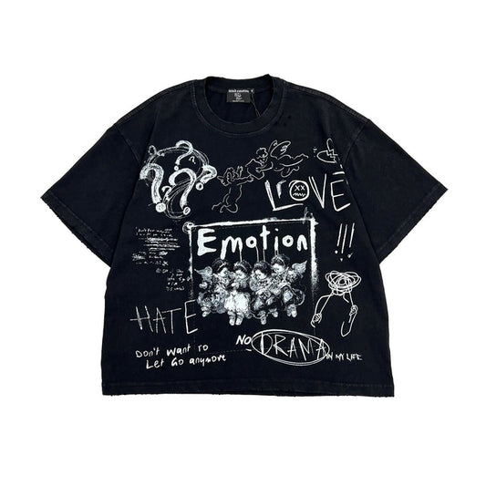 Mixed Emotions - Chaos Tee - Black - Clique Apparel