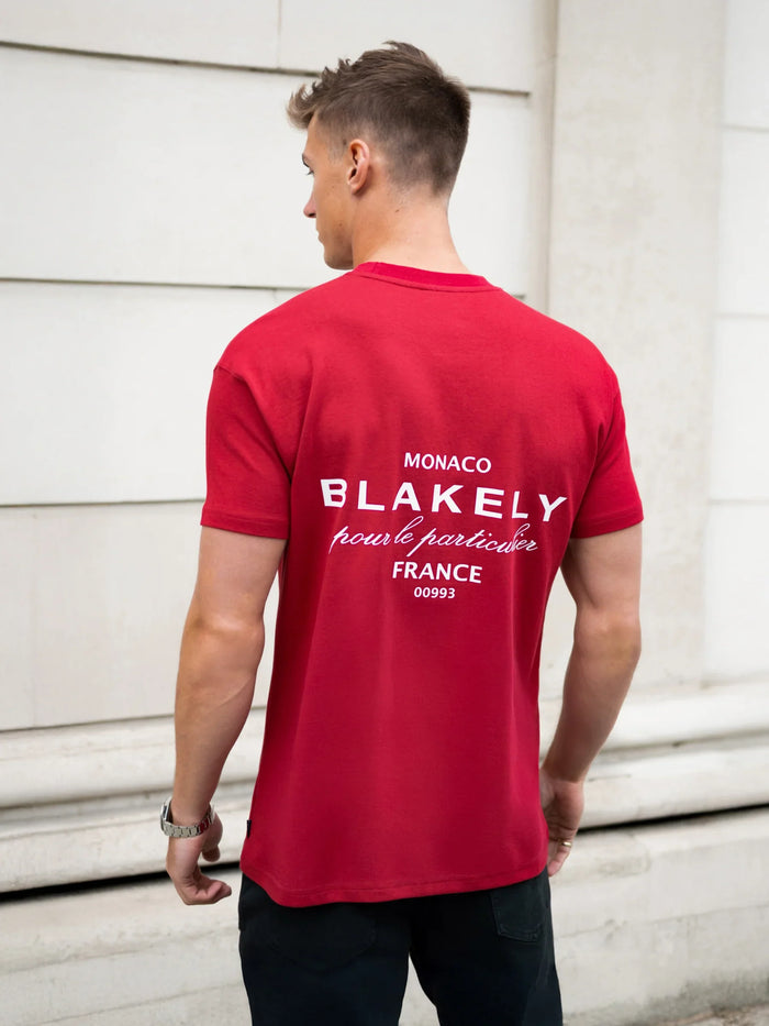 Monaco Relaxed T-Shirt - Red