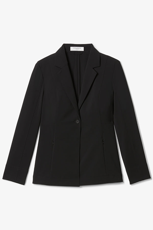 packshot of moreland jacket in black | Exclude | Still