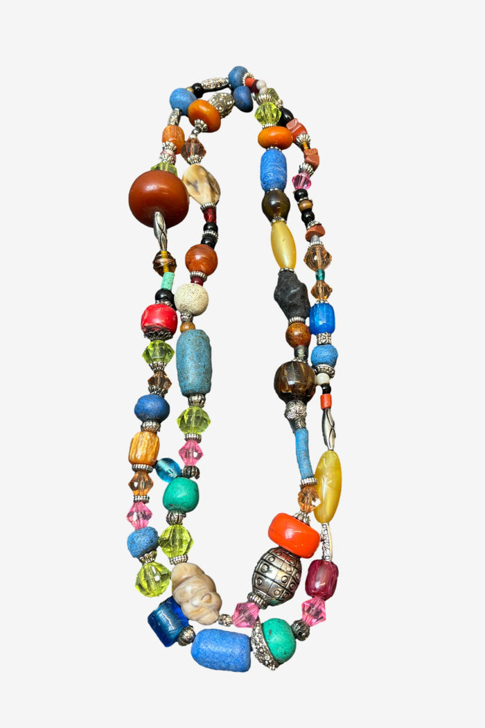 Multicolour Gemstone Long Necklace image 0