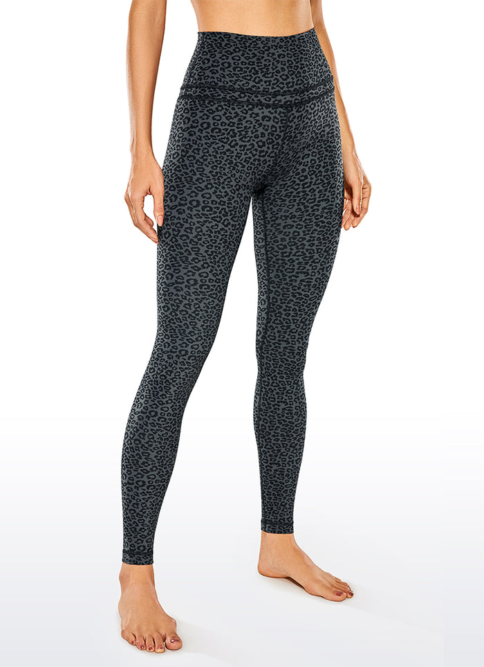 CRZ YOGA Women's Yoga Train High Rise Tall Nakedfeel Leggings 28'' Leopard Printed 1