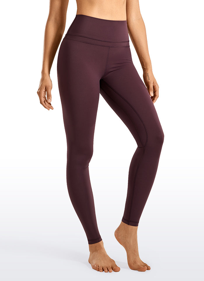CRZ YOGA Women's Yoga Train High Rise Tall Nakedfeel Leggings 28'' Arctic Plum