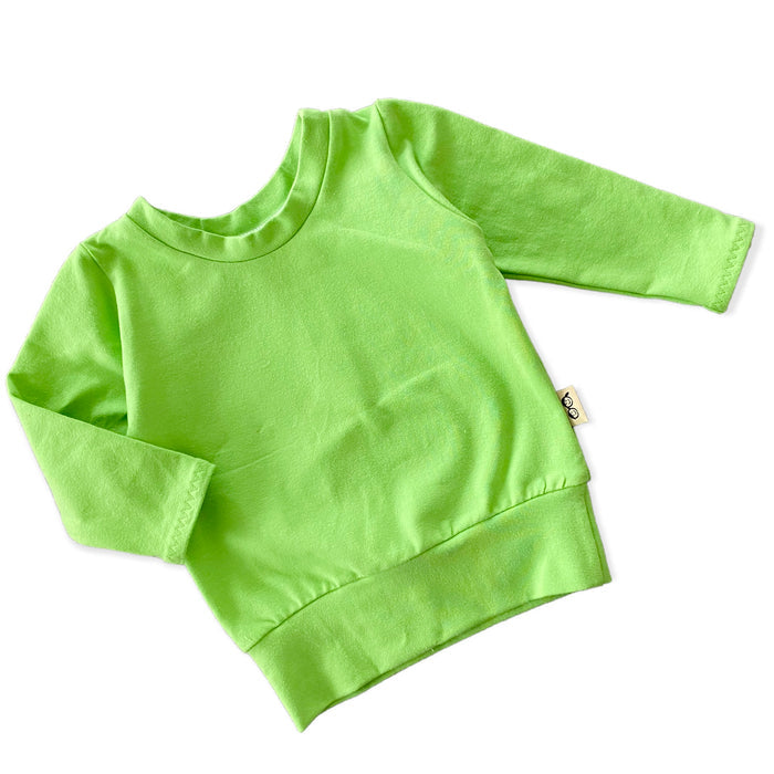 Neon Lime Green Dudis Pullover