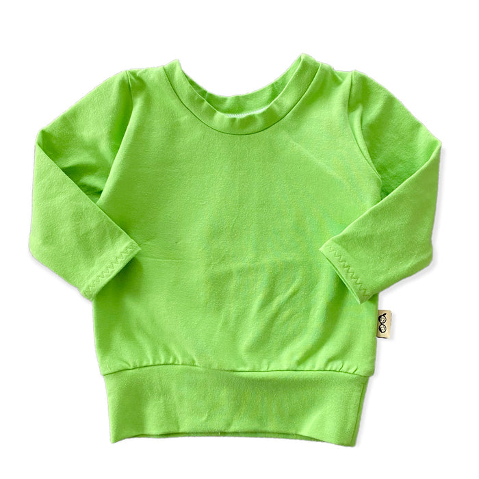 Neon Lime Green Dudis Pullover