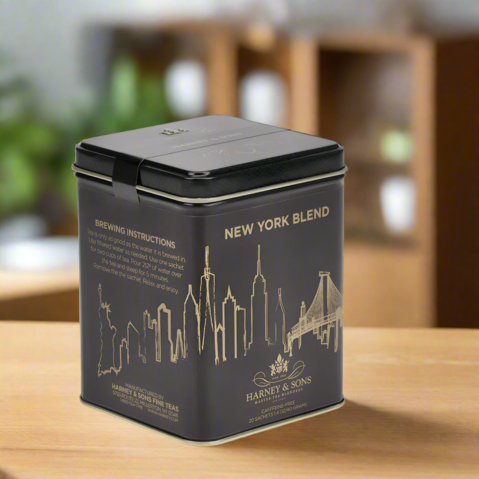 New York Blend Herbal Tea Tin - The New York Public Library Shop
