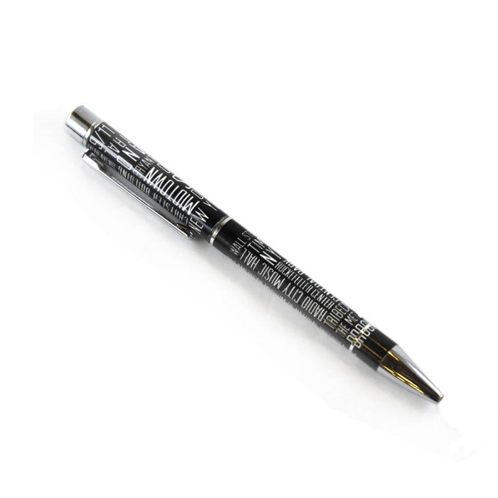 New York City Word Cloud Pen - The New York Public Library Shop