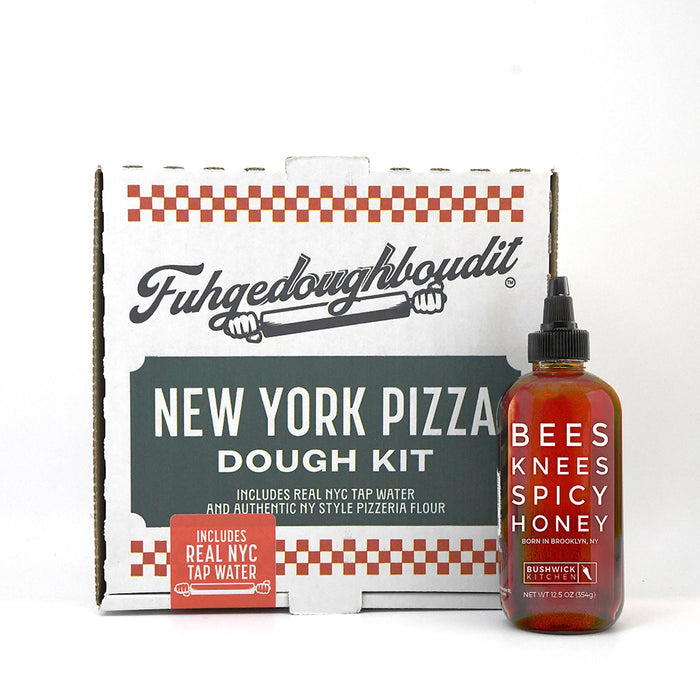 New York Pizza Dough Kit + Bees Knees Spicy Honey Set - The New York Public Library Shop