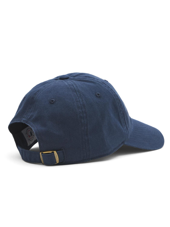 Navy Yankees cap with white embroidered logo by Suzy.