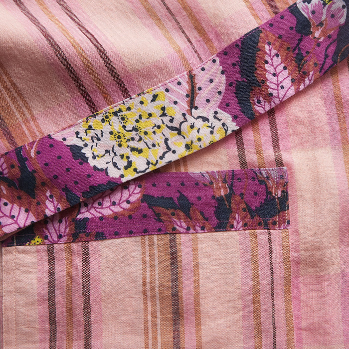 Nicolette Linen Robe - Poudre