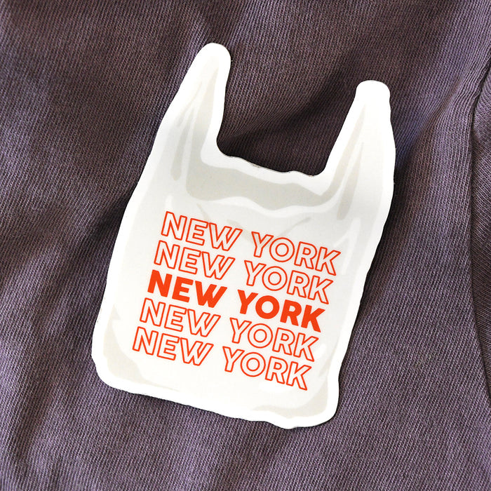 NY Plastic Bag Sticker - The New York Public Library Shop