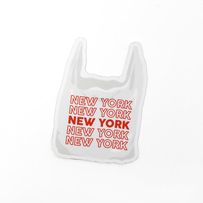 NY Plastic Bag Sticker - The New York Public Library Shop
