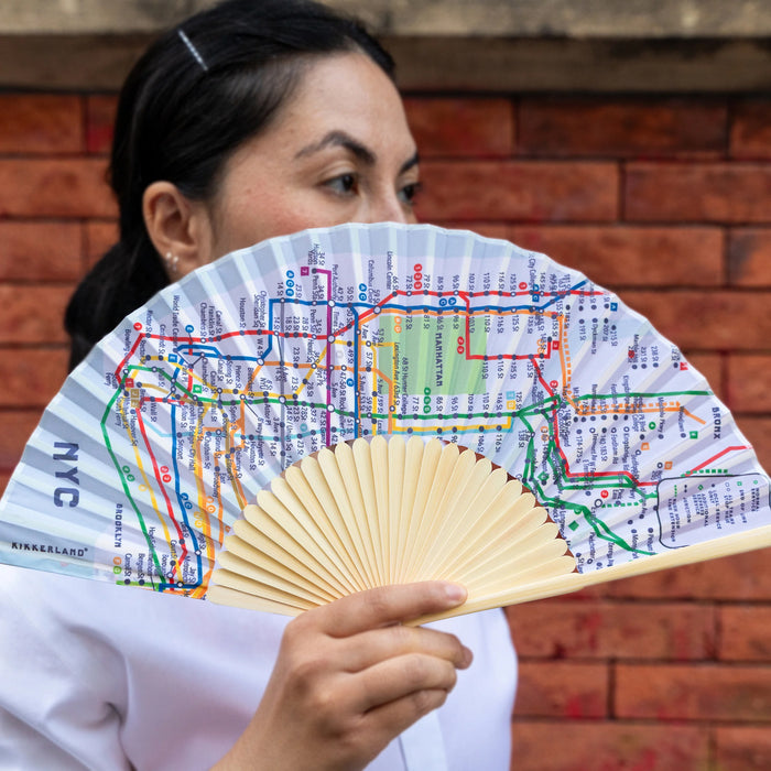 NYC Transit Map Fan - The New York Public Library Shop