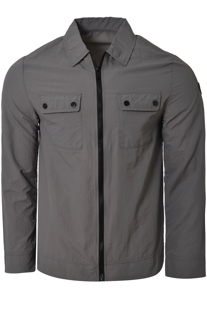 Nylon Zip Shacket