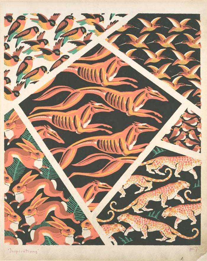 NYPL Animals Wool and Silk Blend Scarf