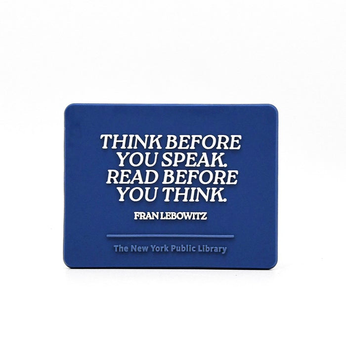 NYPL Fran Lebowitz Rubber Magnet - The New York Public Library Shop