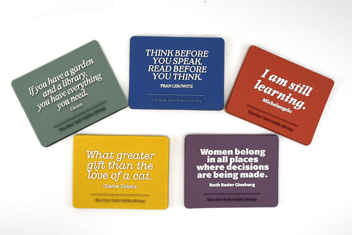 NYPL Fran Lebowitz Rubber Magnet