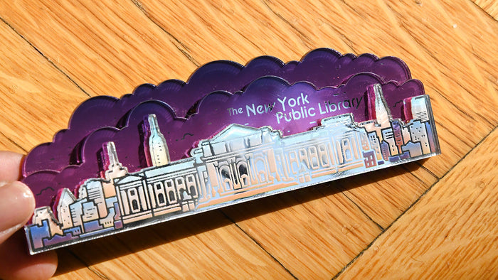 NYPL Iridescent Building Magnet