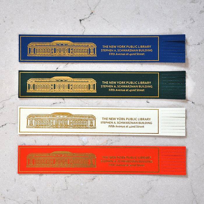 NYPL Leather Library Bookmark - The New York Public Library Shop